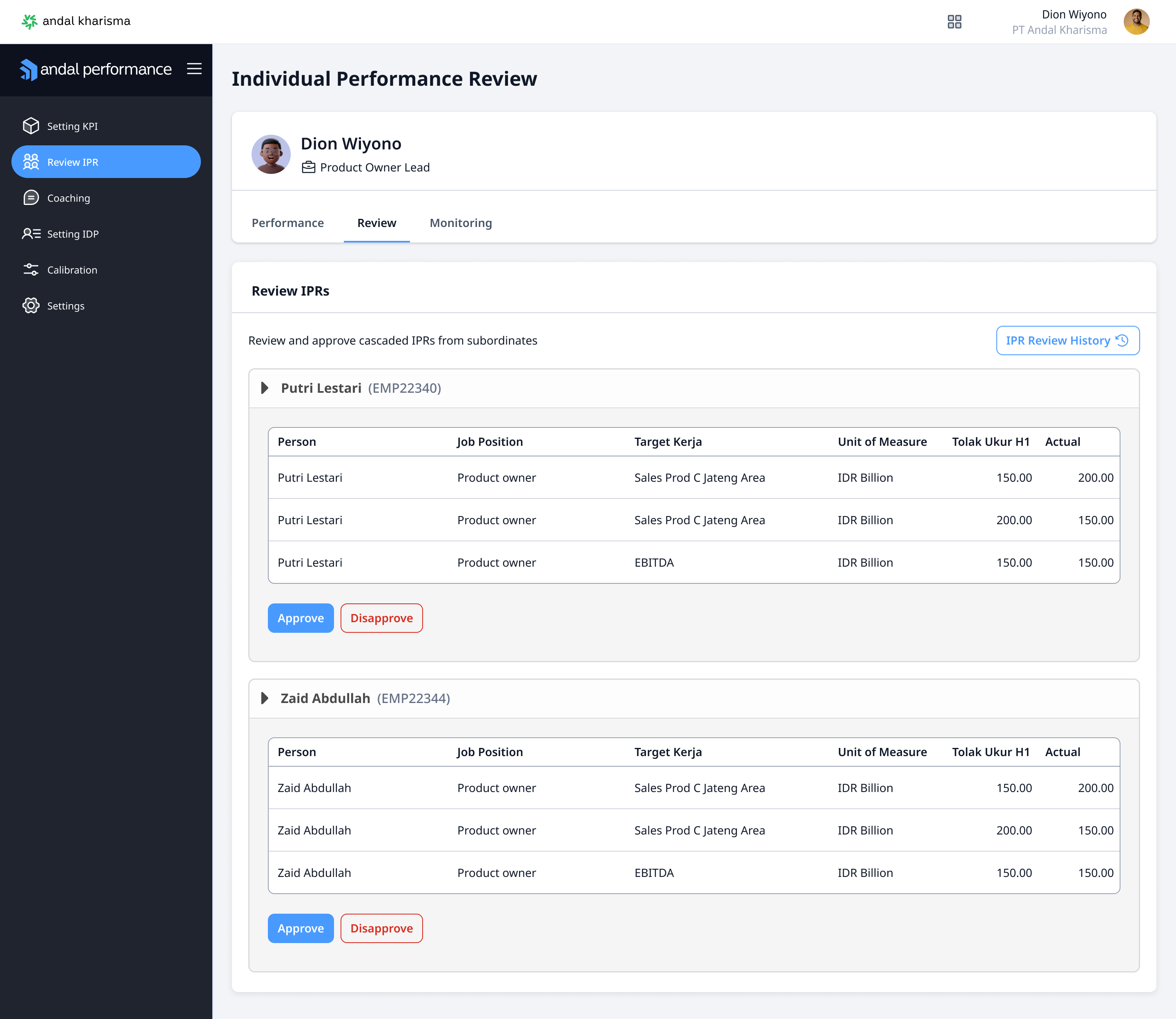Andal — Software HRIS & Payroll Terbaik untuk Perusahaan Indonesia